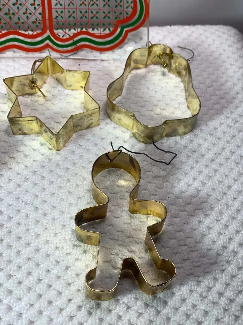 Vintage Christmas Cookie Cutter Ornaments